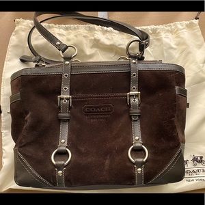 Coach leather handbag